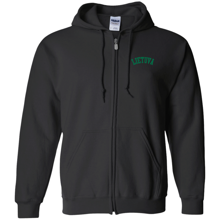 Lietuva - MenWomen Unisex Comfort Full-Zip Hoodie - Lithuania Strong