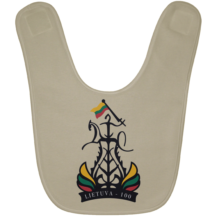 Lietuva 100 Restored - BABYBIB Baby Bib - Lithuania Strong