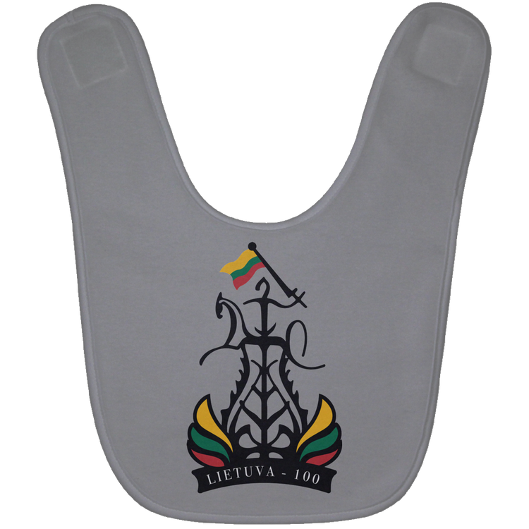 Lietuva 100 Restored - BABYBIB Baby Bib - Lithuania Strong