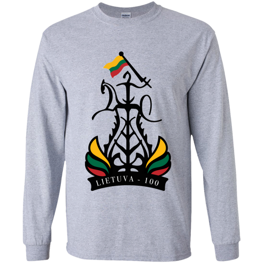 Lietuva 100 Restored - Boys Youth Classic Long Sleeve T-Shirt - Lithuania Strong