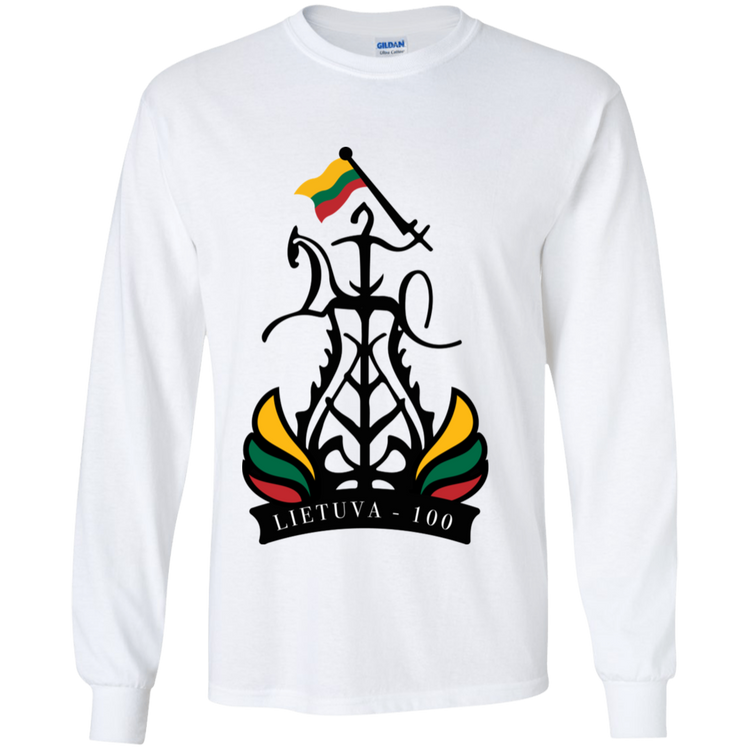 Lietuva 100 Restored - Boys Youth Classic Long Sleeve T-Shirt - Lithuania Strong