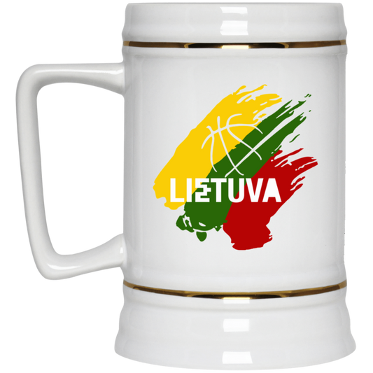 Lietuva BB - 22 oz. Ceramic Stein - Lithuania Strong