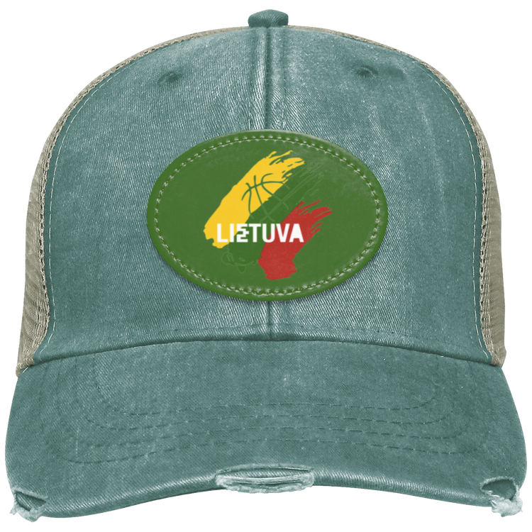 Lietuva BB - Distressed Ollie Cap - Oval Patch - Lithuania Strong