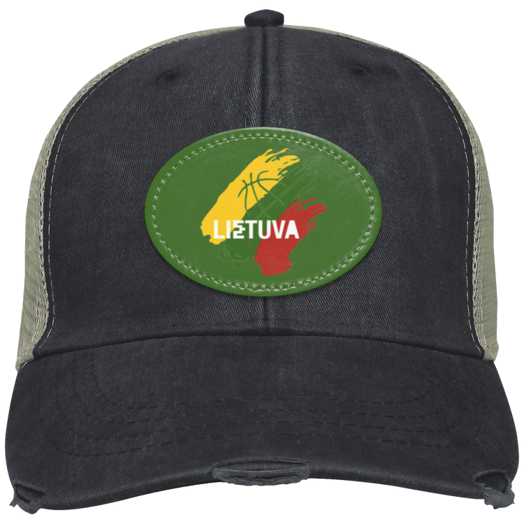 Lietuva BB - Distressed Ollie Cap - Oval Patch - Lithuania Strong