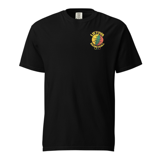Lietuva Basketball - MenWomen Unisex Soft-Washed Comfort Cotton Short Sleeve T-Shirt - Lithuania Strong