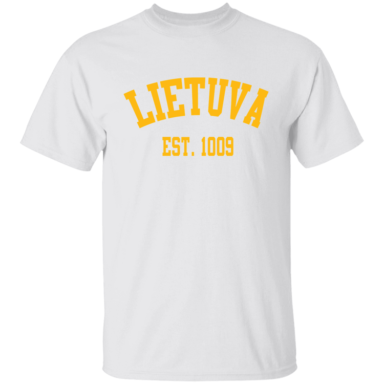 Lietuva Est. 1009 - BoysGirls Youth Classic Short Sleeve T-Shirt - Lithuania Strong