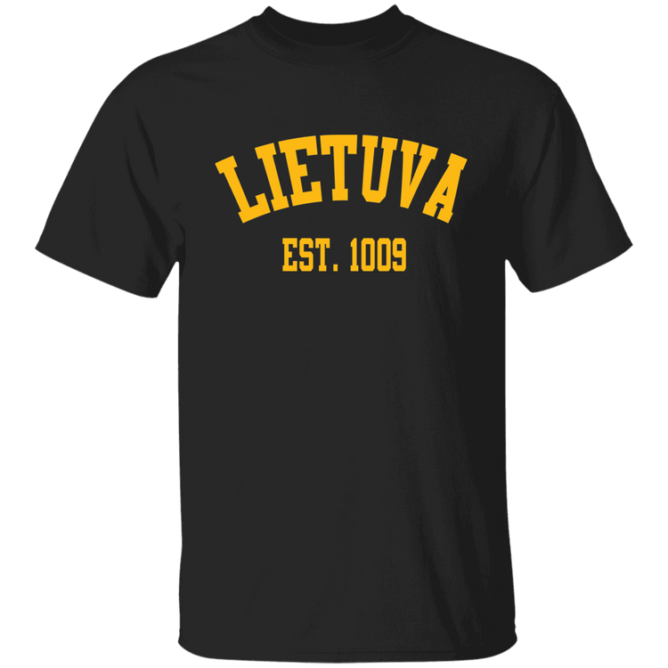 Lietuva Est. 1009 - BoysGirls Youth Classic Short Sleeve T-Shirt - Lithuania Strong