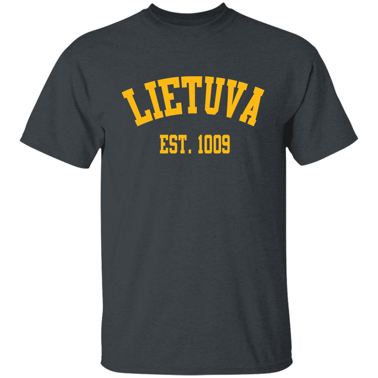 Lietuva Est. 1009 - BoysGirls Youth Classic Short Sleeve T-Shirt - Lithuania Strong