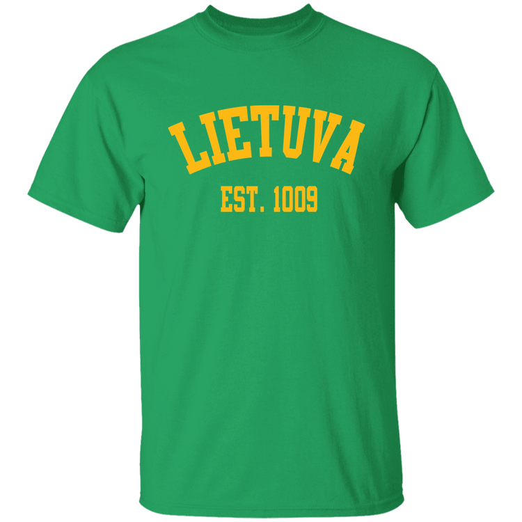 Lietuva Est. 1009 - BoysGirls Youth Classic Short Sleeve T-Shirt - Lithuania Strong