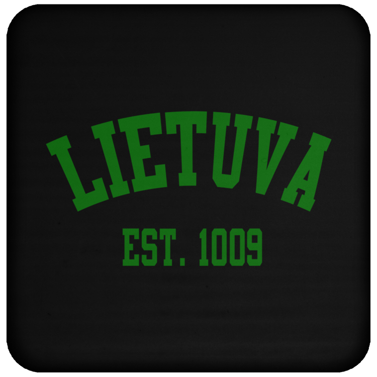 Lietuva Est. 1009 - High Gloss Coaster - Lithuania Strong