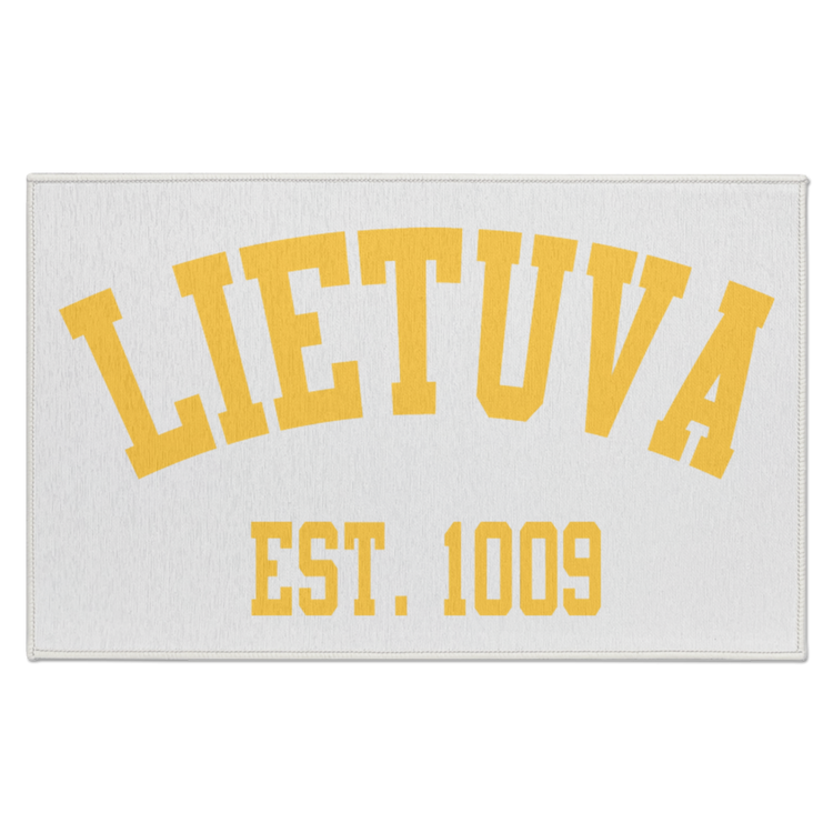 Lietuva Est. 1009 - Indoor Doormat - Lithuania Strong