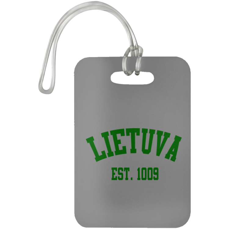 Lietuva Est. 1009 - Luggage Bag Tag - Lithuania Strong