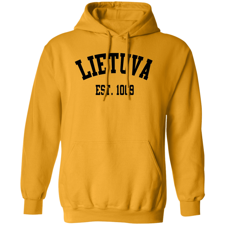 Lietuva Est. 1009 - MenWomen Unisex Comfort Pullover Hoodie - Lithuania Strong