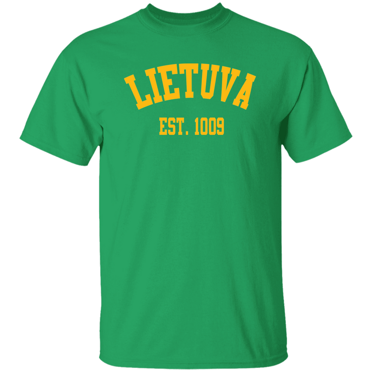 Lietuva Est. 1009 - Mens Classic Short Sleeve T-Shirt - Lithuania Strong