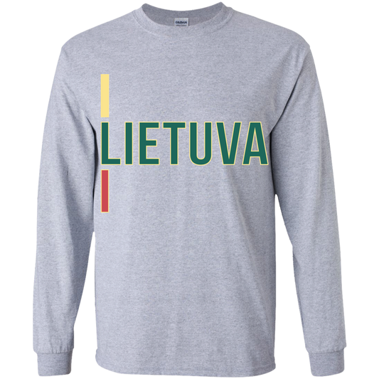 Lietuva III - Boys Youth Classic Long Sleeve T-Shirt - Lithuania Strong