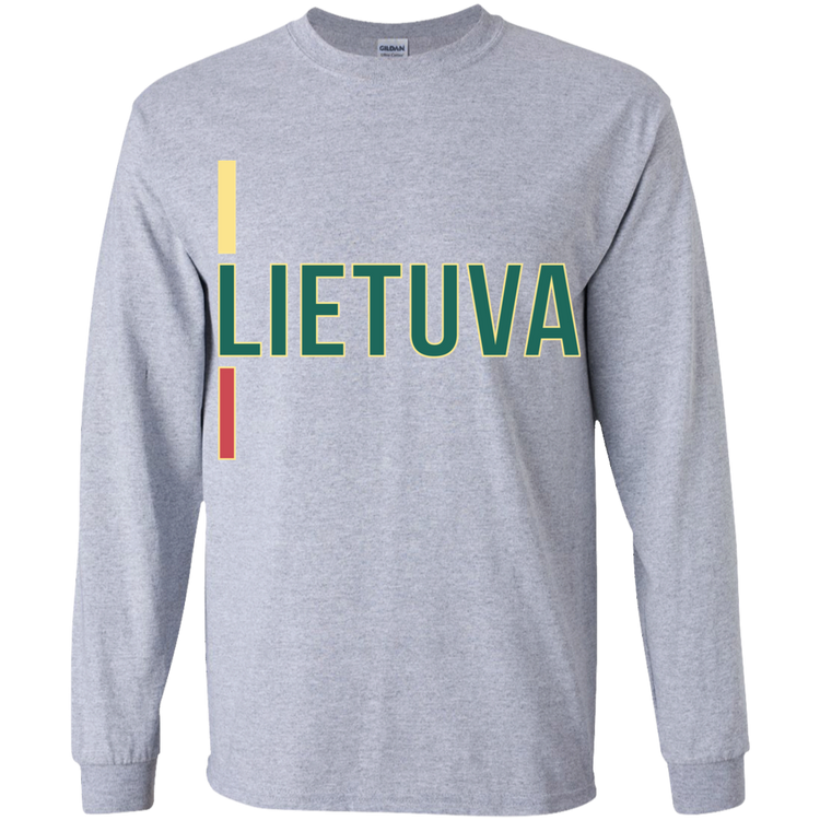 Lietuva III - Boys Youth Classic Long Sleeve T-Shirt - Lithuania Strong