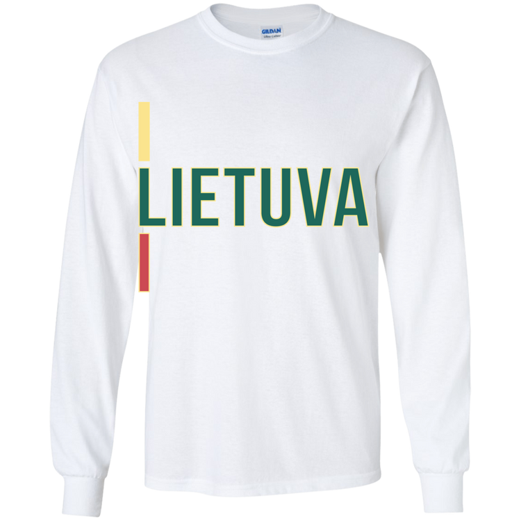 Lietuva III - Boys Youth Classic Long Sleeve T-Shirt - Lithuania Strong