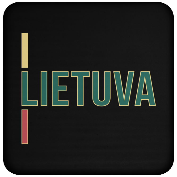 Lietuva III - High Gloss Coaster - Lithuania Strong