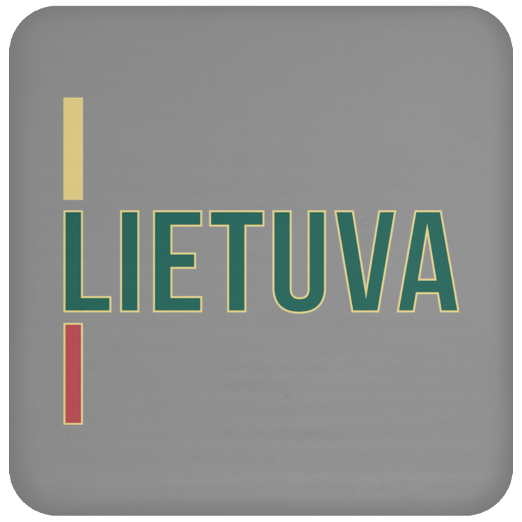 Lietuva III - High Gloss Coaster - Lithuania Strong