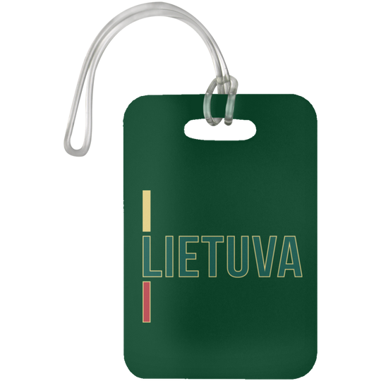 Lietuva III - Luggage Bag Tag - Lithuania Strong