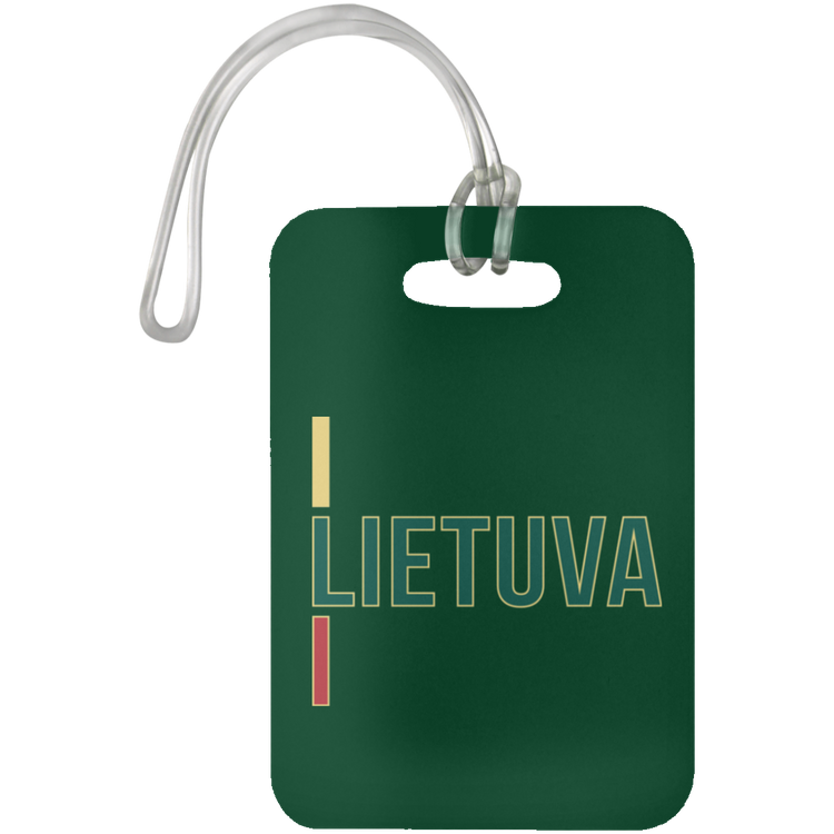 Lietuva III - Luggage Bag Tag - Lithuania Strong