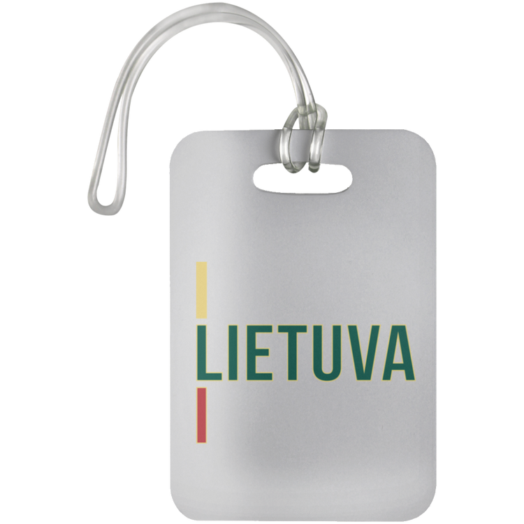 Lietuva III - Luggage Bag Tag - Lithuania Strong