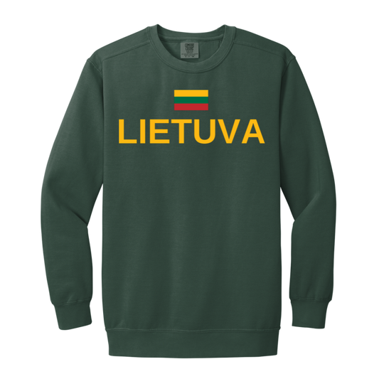 Lietuva Jersey - MenWomen Unisex Soft-Washed Crewneck Sweatshirt - Lithuania Strong