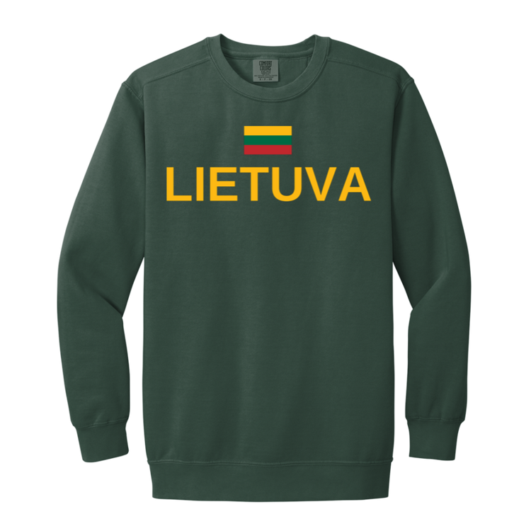Lietuva Jersey - MenWomen Unisex Soft-Washed Crewneck Sweatshirt - Lithuania Strong