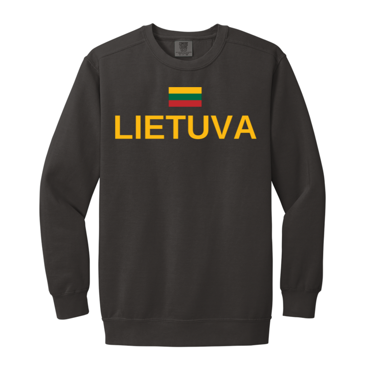 Lietuva Jersey - MenWomen Unisex Soft-Washed Crewneck Sweatshirt - Lithuania Strong