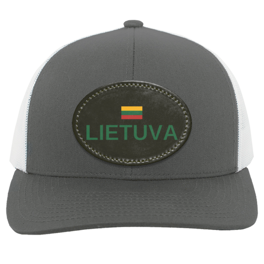 Lietuva Jersey - Trucker Snap Back - Oval Patch - Lithuania Strong