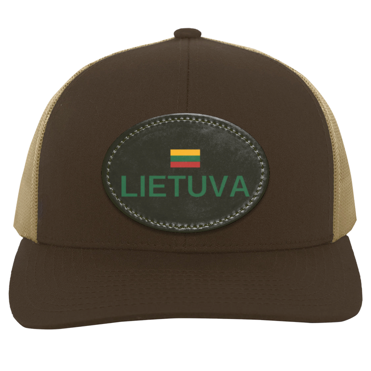 Lietuva Jersey - Trucker Snap Back - Oval Patch - Lithuania Strong