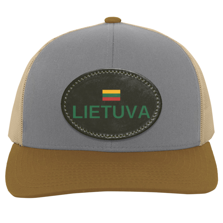 Lietuva Jersey - Trucker Snap Back - Oval Patch - Lithuania Strong