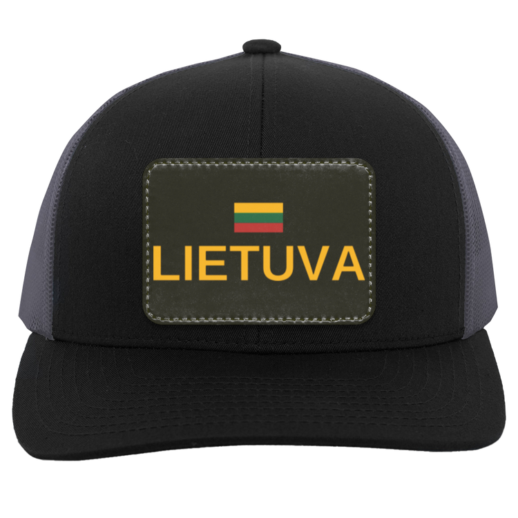 Lietuva Jersey - Trucker Snap Back - Rectangle Patch - Lithuania Strong