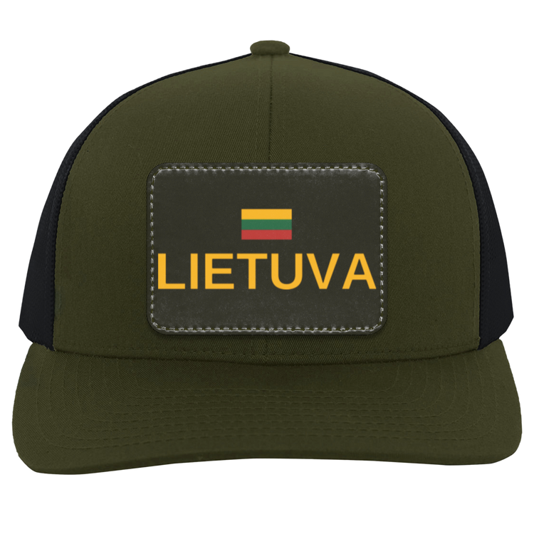 Lietuva Jersey - Trucker Snap Back - Rectangle Patch - Lithuania Strong