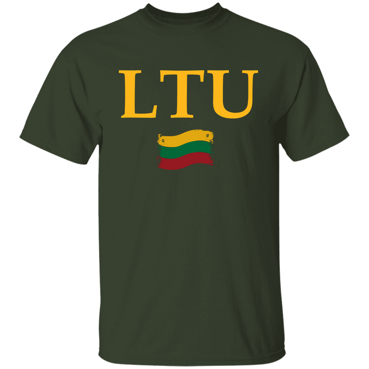 Lietuva LTU - BoysGirls Youth Classic Short Sleeve T-Shirt - Lithuania Strong