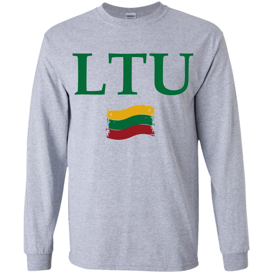 Lietuva LTU - Boys Youth Classic Long Sleeve T-Shirt - Lithuania Strong