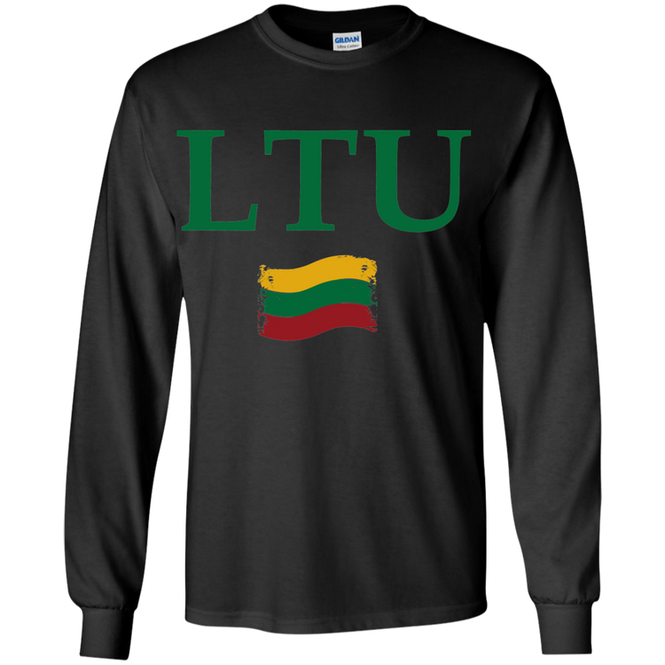 Lietuva LTU - Boys Youth Classic Long Sleeve T-Shirt - Lithuania Strong