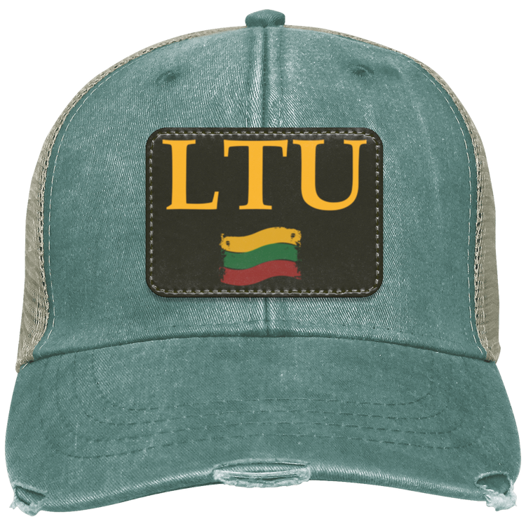 Lietuva LTU - Distressed Ollie Cap - Rectangle Patch - Lithuania Strong