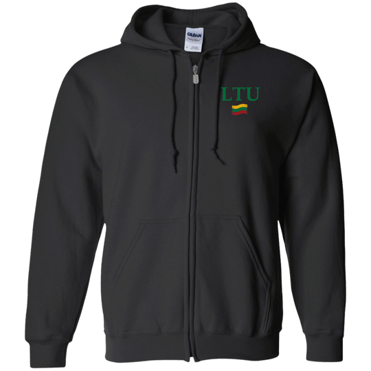 Lietuva LTU - MenWomen Unisex Comfort Full-Zip Hoodie - Lithuania Strong