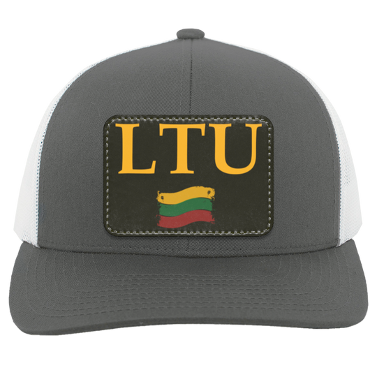 Lietuva LTU - Trucker Snap Back - Rectangle Patch - Lithuania Strong