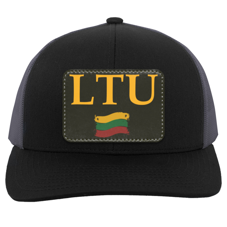 Lietuva LTU - Trucker Snap Back - Rectangle Patch - Lithuania Strong