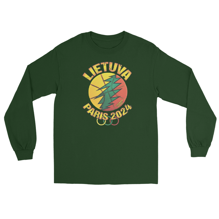 Lietuva Paris 2024 - Mens Classic Long Sleeve T - Lithuania Strong