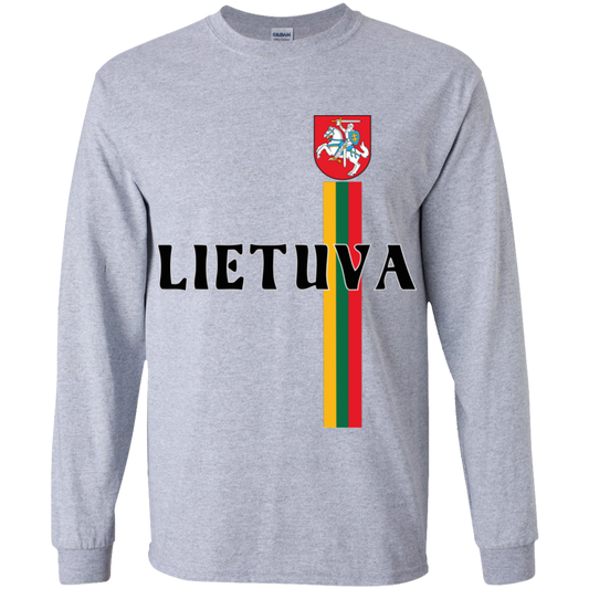 Lietuva Vytis - Boys Youth Classic Long Sleeve T-Shirt - Lithuania Strong