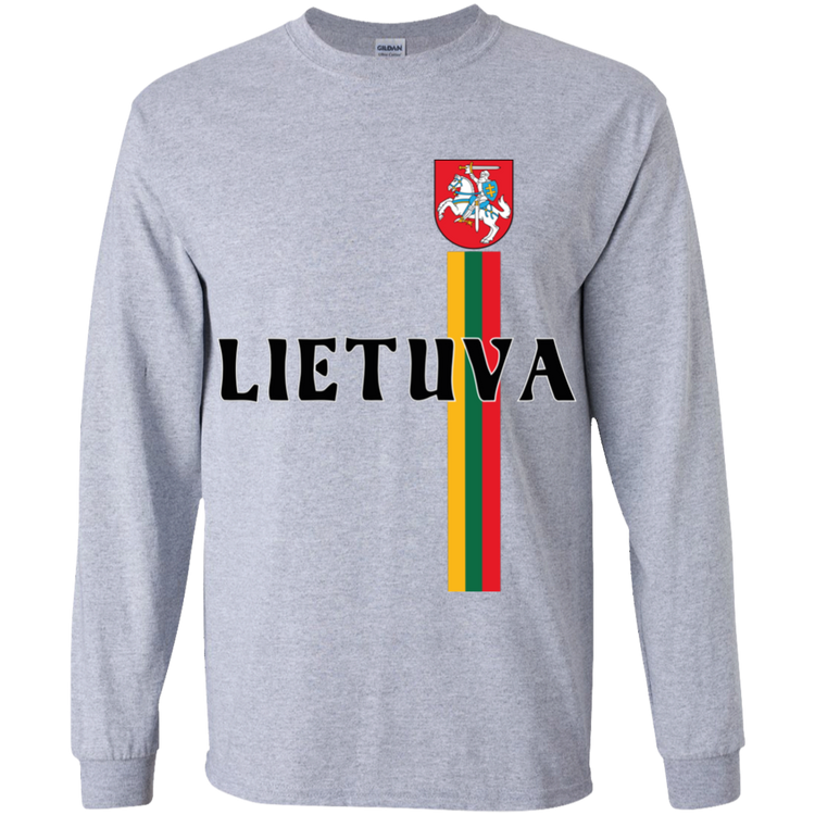 Lietuva Vytis - Boys Youth Classic Long Sleeve T-Shirt - Lithuania Strong