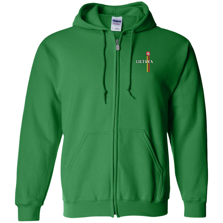 Lietuva Vytis - MenWomen Unisex Comfort Full-Zip Hoodie - Lithuania Strong