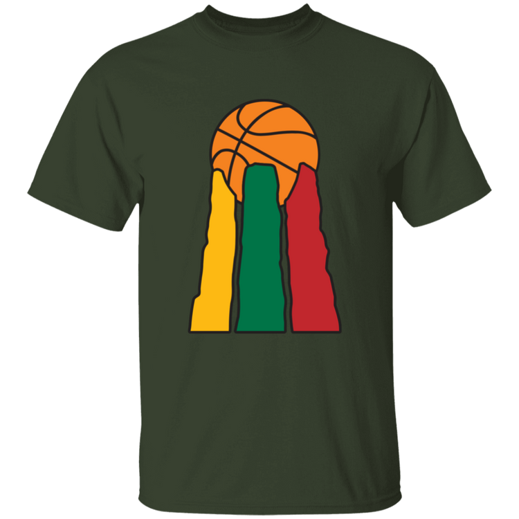 Lietuvos Krepsinio - BoysGirls Youth Classic Short Sleeve T-Shirt - Lithuania Strong