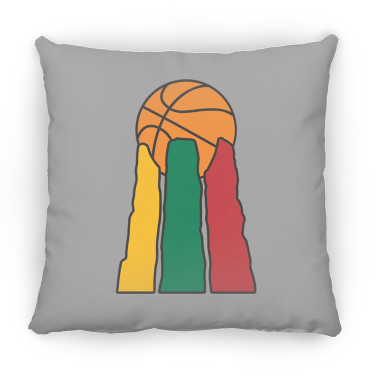 Lietuvos Krepsinio - Large Square Pillow - Lithuania Strong