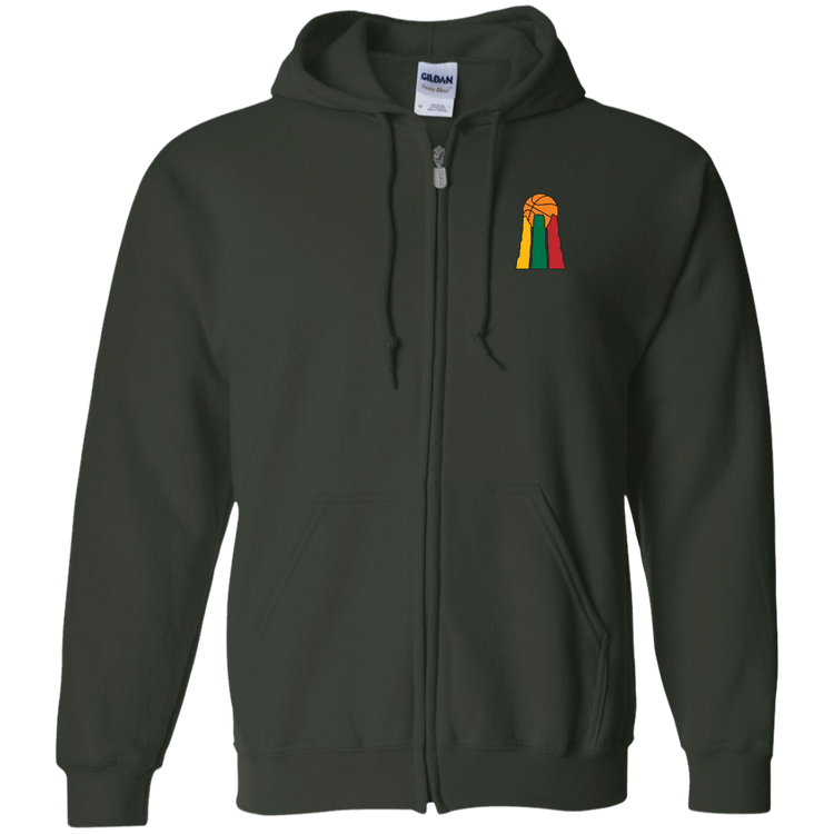 Lietuvos Krepsinio - MenWomen Unisex Comfort Full-Zip Hoodie - Lithuania Strong