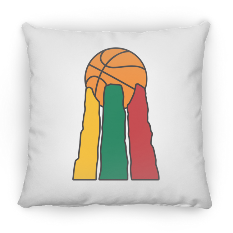 Lietuvos Krepsinio - Small Square Pillow - Lithuania Strong