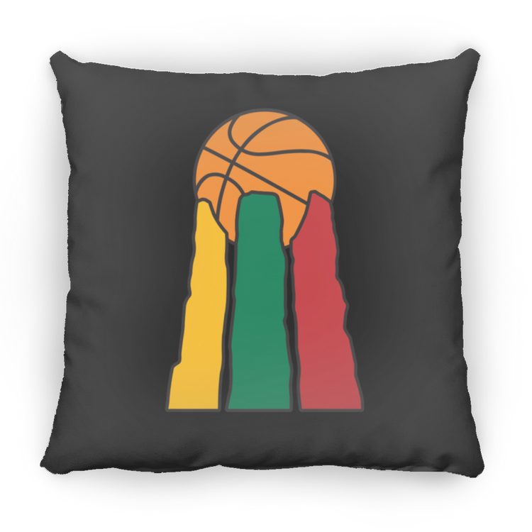 Lietuvos Krepsinio - Small Square Pillow - Lithuania Strong